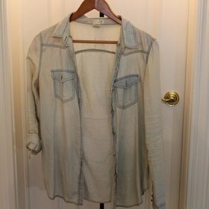 Faded Thin Jean Jacket